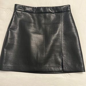 Wilfred Patio Mini Skirt Vegan Leather